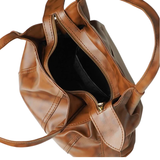 Brown Scrunchie Handbag