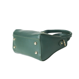 Green Structured Handbag